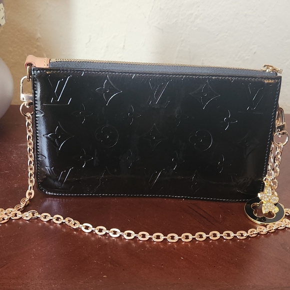 Louis Vuitton Black Monogram Vernis Lexington Pochette Bag - Picture 1 of 9